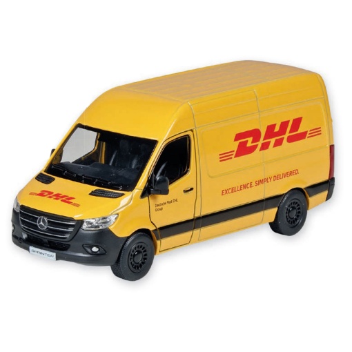 Carrinha Mercedes Benz Sprinter DHL Miniatura 1:48 12,5cm GOKI