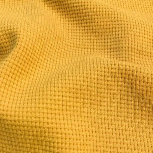 Tecido Favo de Mel Micro Jersey Amarelo 1x1,40m