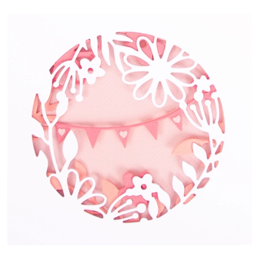 Cortante SIZZIX Thinlits camadas românticas