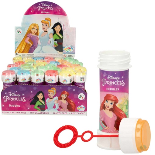 Pompas de jabón Disney Princess Bubble World 60 ml surtidas