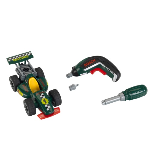 Mala de Ferramentas com Aparafusadora e Carro Fórmula 1 Bosch