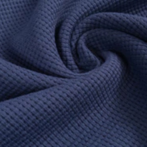 Tecido Favo de Mel Micro Jersey Azul Índigo 1x1,40m