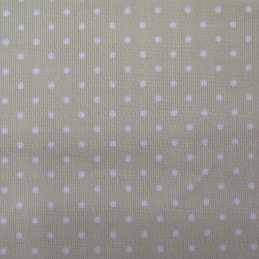 Tecido Piquet Pintas Bege/Branco 1x1,50m