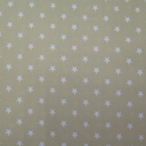 Tecido Piquet Estrelas Bege/Branco 1x1,50m