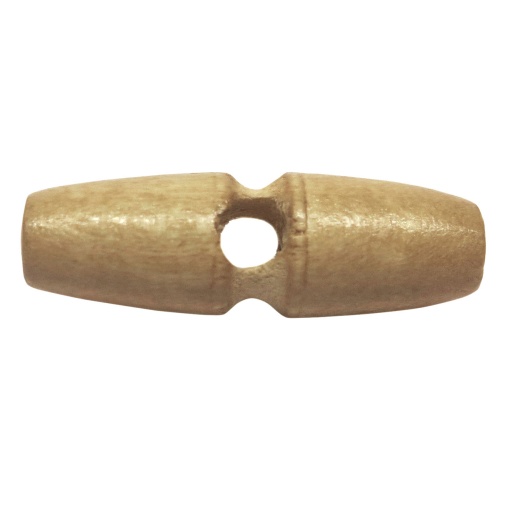 Botão Pipa 12x31mm Natural COSE