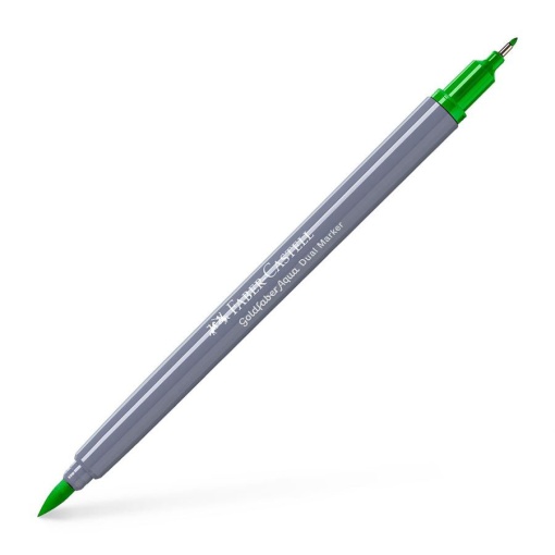 Brush Pen Aguarelável FABER-CASTELL Goldfaber Aqua Dual Verde 112
