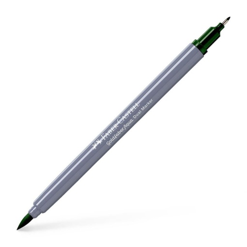 Brush Pen Aguarelável FABER-CASTELL Goldfaber Aqua Dual Verde 267