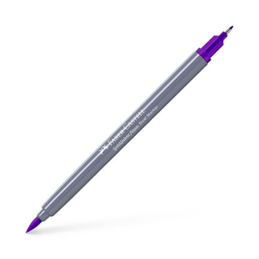 Brush Pen Aguarelável FABER-CASTELL Goldfaber Aqua Dual Violeta 284