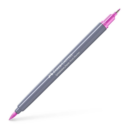 Brush Pen Aguarelável FABER-CASTELL Goldfaber Aqua Dual Rosa 119