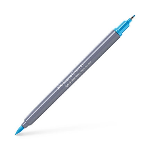 Brush Pen Aguarelável FABER-CASTELL Goldfaber Aqua Dual Azul 245