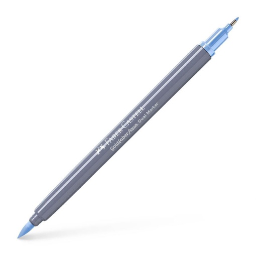 Brush Pen Aguarelável FABER-CASTELL Goldfaber Aqua Dual Azul 446