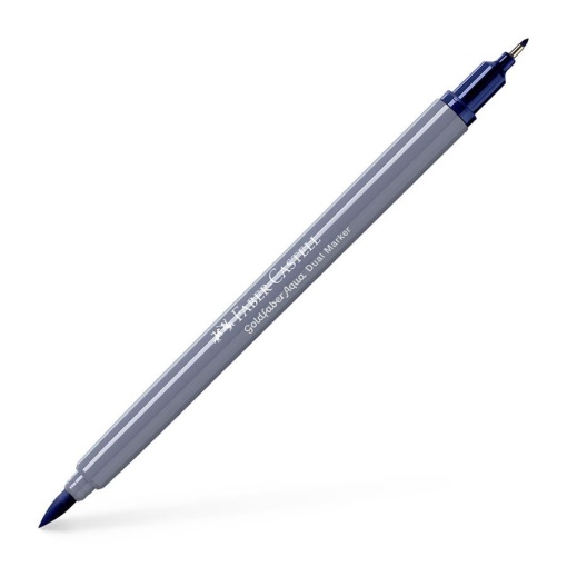 Brush Pen Aguarelável FABER-CASTELL Goldfaber Aqua Dual Azul 247