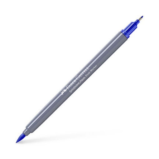 Brush Pen Aguarelável FABER-CASTELL Goldfaber Aqua Dual Azul 248
