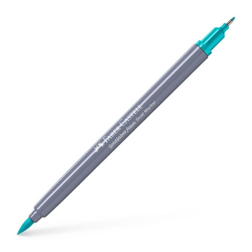 Brush Pen Aguarelável FABER-CASTELL Goldfaber Aqua Dual Azul 356