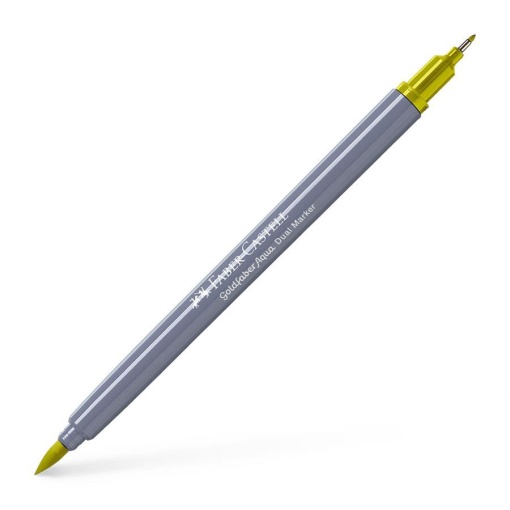 Brush Pen Aguarelável FABER-CASTELL Goldfaber Aqua Dual Amarelo 370