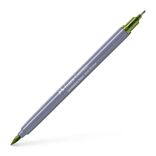 Brush Pen Aguarelável FABER-CASTELL Goldfaber Aqua Dual Verde 174