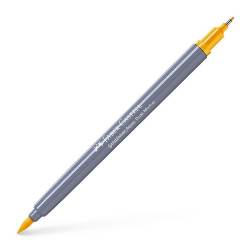 Brush Pen Aguarelável FABER-CASTELL Goldfaber Aqua Dual Amarelo 185