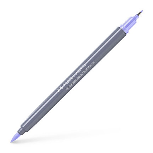 Brush Pen Aguarelável FABER-CASTELL Goldfaber Aqua Dual Azul 196