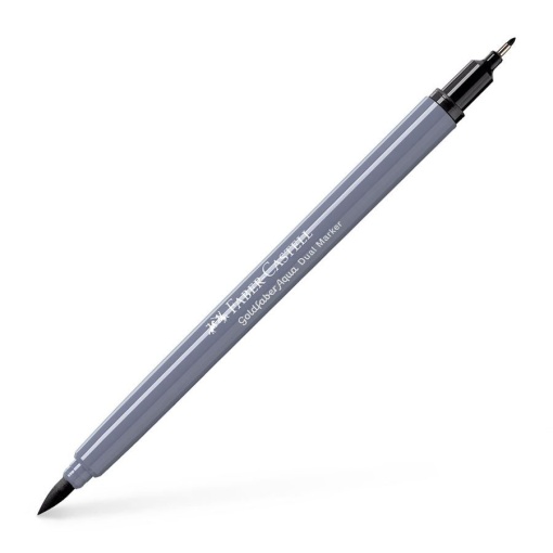 Brush Pen Aguarelável FABER-CASTELL Goldfaber Aqua Dual Preto 199