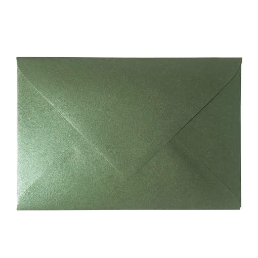 Envelope Metalizado SIMPLY B6 Pala Bico 120x175mm Verde Jardim 10 unidades