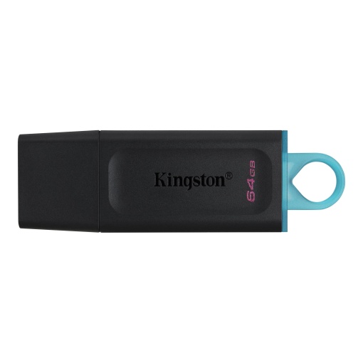 Pen USB 64gb KINGSTON Data Traveler Exodia DTX 3.2 Formato Grande com Tampa Preto