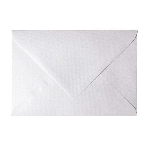 Envelope Texturado SIMPLY Metalizado B6 120x175mm Pollen Branco 10 unidades