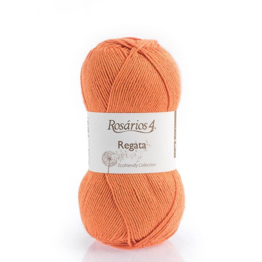 Fio de Tricot Rosários 4 Regata 100g Laranja 25