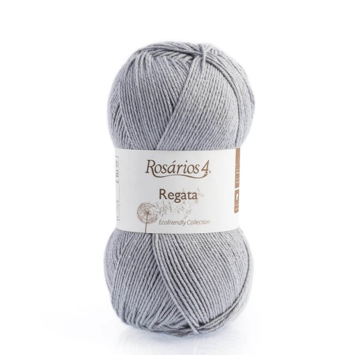 Fio de Tricot Rosários 4 Regata 100g Cinza Médio 82