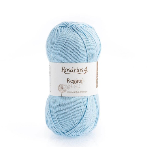Fio de Tricot Rosários 4 Regata 100g Azul Claro 90