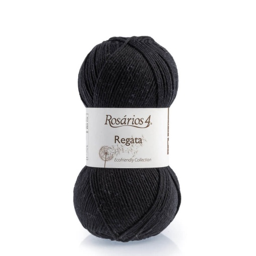 Fio de Tricot Rosários 4 Regata 100g Preto 95