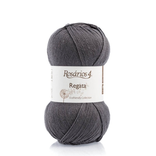 Fio de Tricot Rosários 4 Regata 100g Cinza Chumbo 100