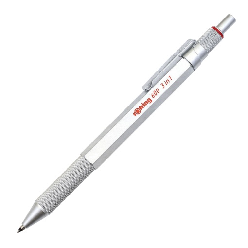 Esferográfica Multipen ROTRING 600 Prateado
