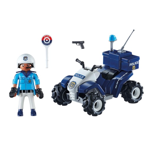 PLAYMOBIL City Action Polícia - Speed Quad