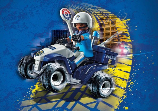 PLAYMOBIL City Action Polícia - Speed Quad