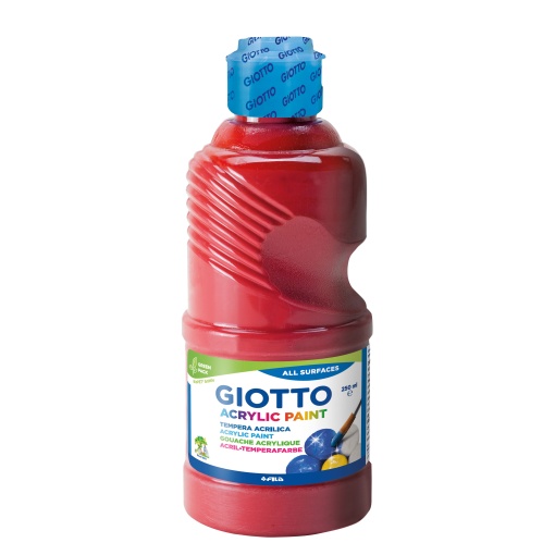 Tinta Acrílica GIOTTO Paint Vermelho 250ml