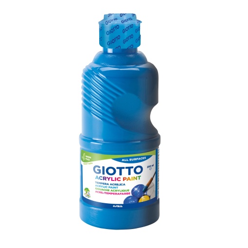 Tinta Acrílica GIOTTO Paint Azul Cyan 250ml