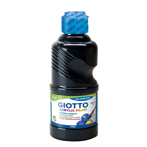 Tinta Acrílica GIOTTO Paint Preto 250ml