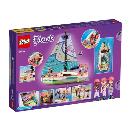 LEGO FRIENDS A AVENTURA EM BARCO A VELA DA STEPHANIE 41716