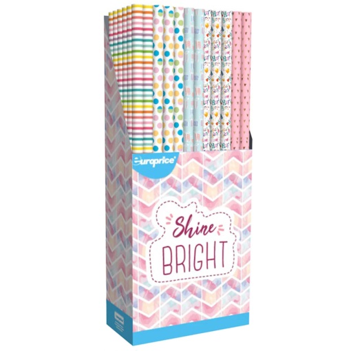 Rollo de papel de regalo surtido EUROPRICE Melody 70x200cm