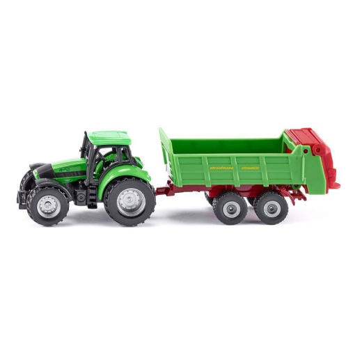 Trator com Espalhador de Estrume Miniatura SIKU