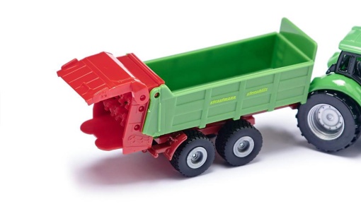 Trator com Espalhador de Estrume Miniatura SIKU