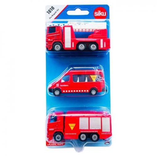 Conjunto de Veículos Dos Bombeiros Catalunha Miniatura SIKU