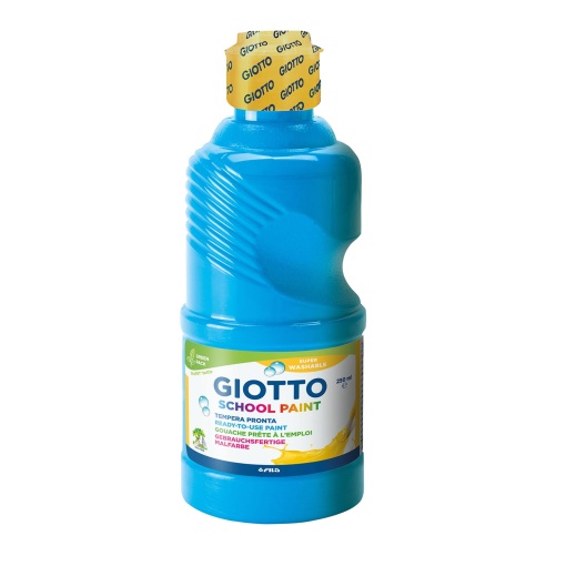 Guache GIOTTO Lavável 250ml azul cyan