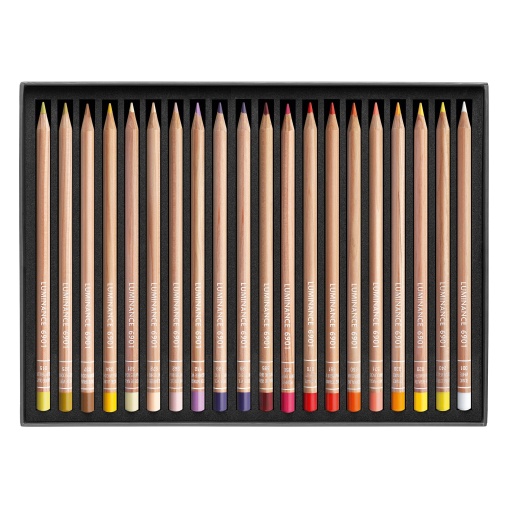 Lápis de cor CARAN D'ACHE Luminance 6901 (40 unidades)