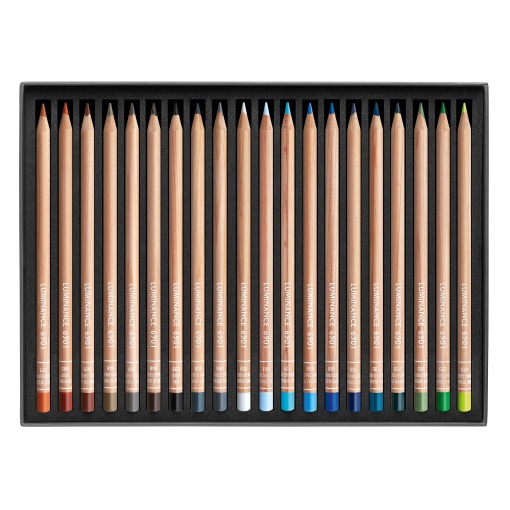 Lápis de cor CARAN D'ACHE Luminance 6901 (40 unidades)