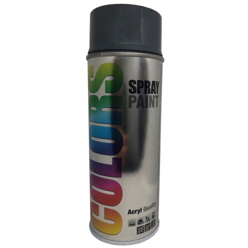 Tinta Spray Acrílica COLORS Cinza RAL 7011 400ml