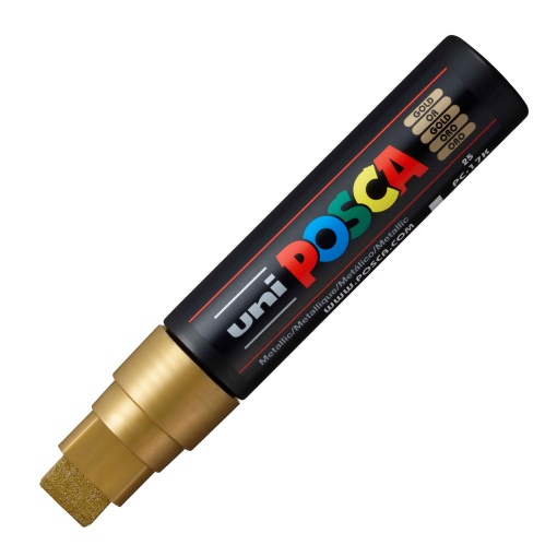 Marcador UNI Posca Pc-17k extra grosso 15mm dourado 25