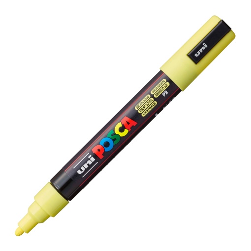 Marcador UNI Posca Pc-5m médio 1,8-2,5mm amarelo sol P2