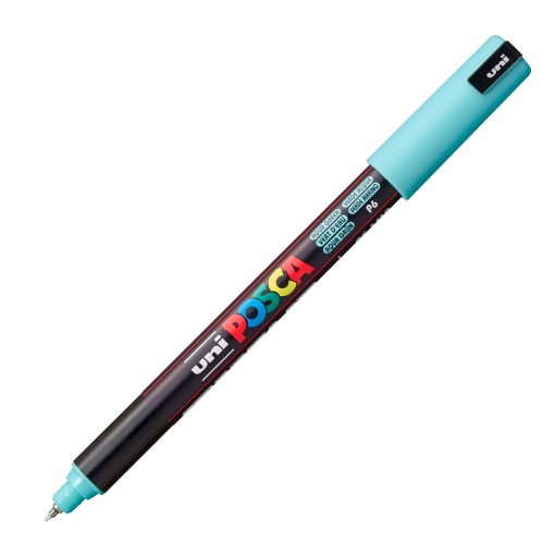 Marcador UNI Posca Pc-1mr extra fino 0,7mm verde água P6