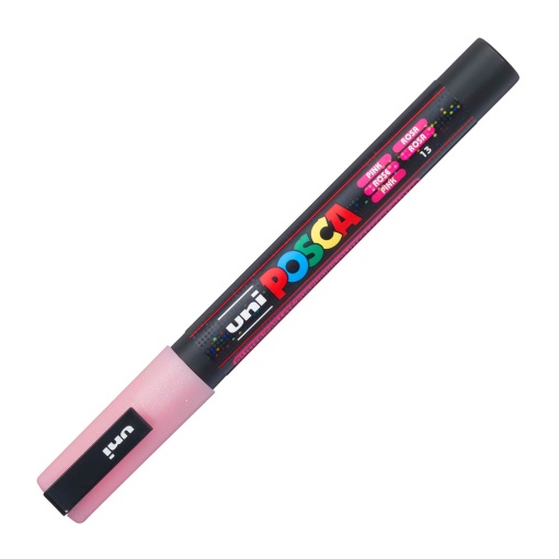 POSCA Highlighter Pc-3ml Fine 0.9-1.3mm Sparkling Pink